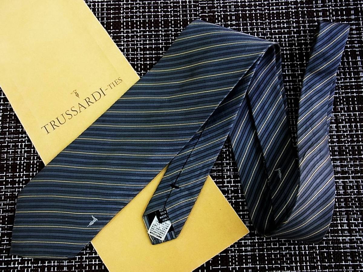 *ω* *SALE*3252# Trussardi [ Logo go in ] necktie 