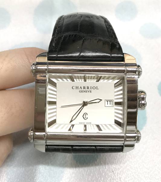 CHARRIOL シャリオール 【送料0円】 贈呈 CCHXL アナログ 中古現状品 腕時計 キズ有