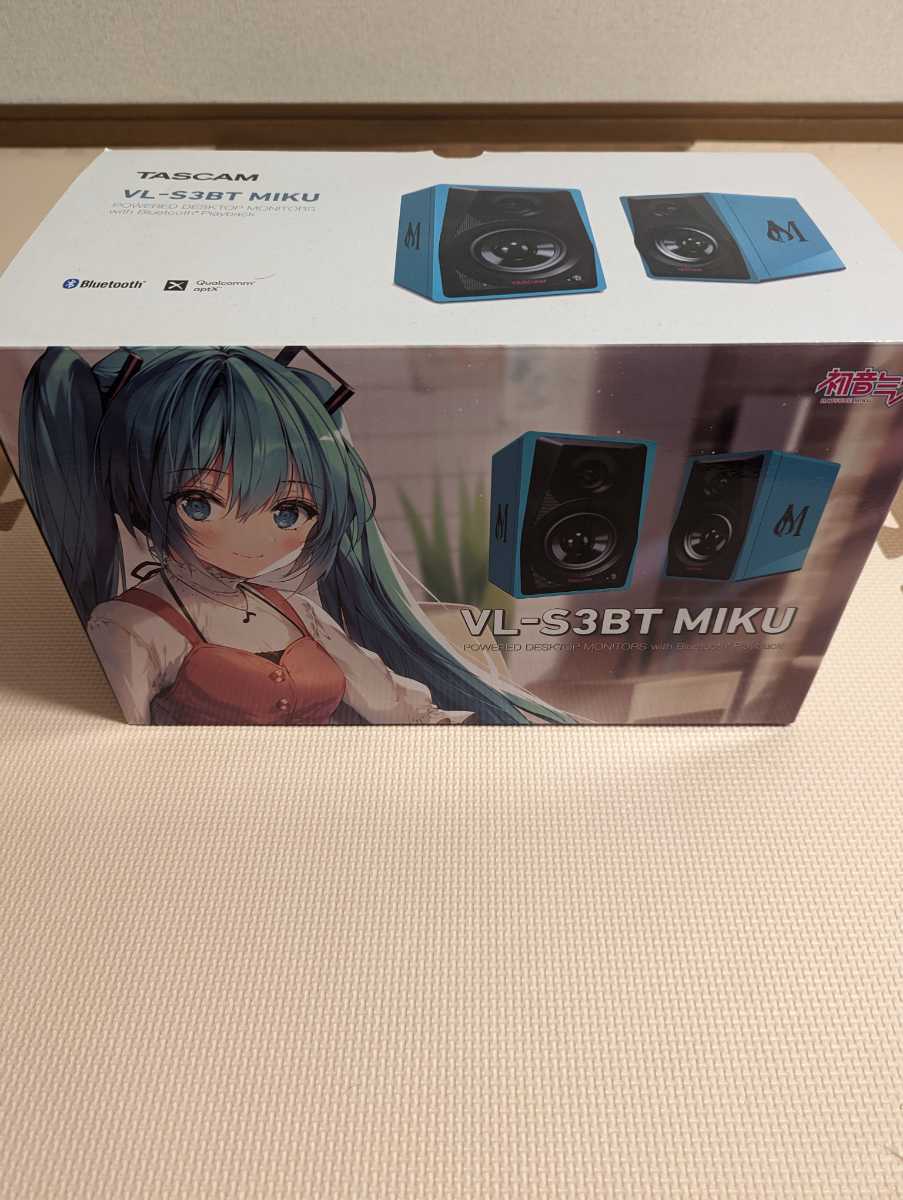 TASCAM 初音ミク スピーカー VL-S3BT MIKU ボーカロイド VOCALOID