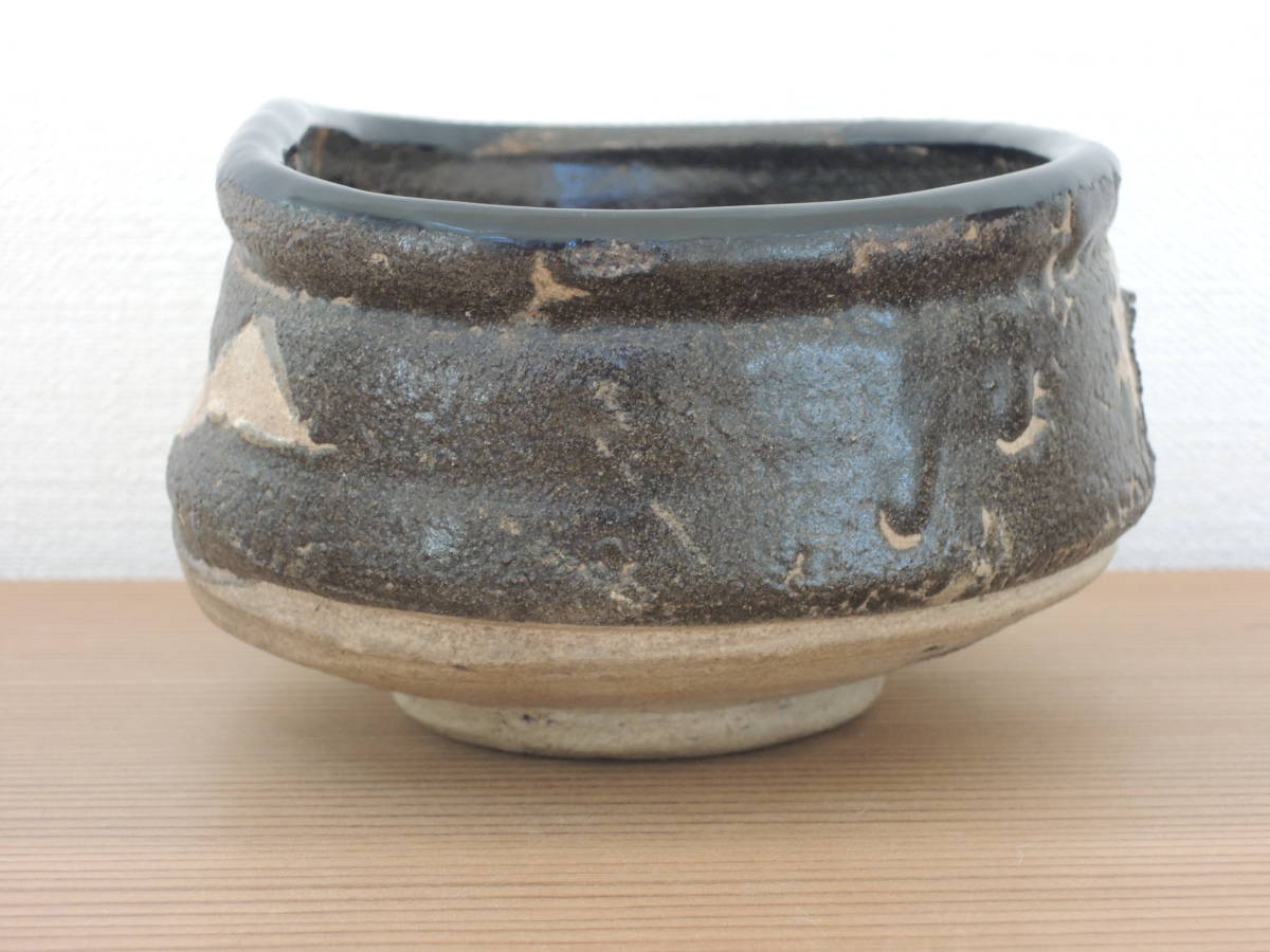 黒織部沓茶碗 - 通販 - gofukuyasan.com