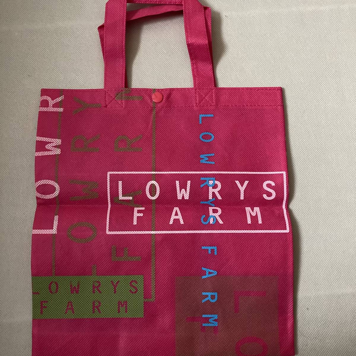 LOWRYS FARMローリーズファーム☆ショップ袋エコバッグ1枚 ピンク_画像2