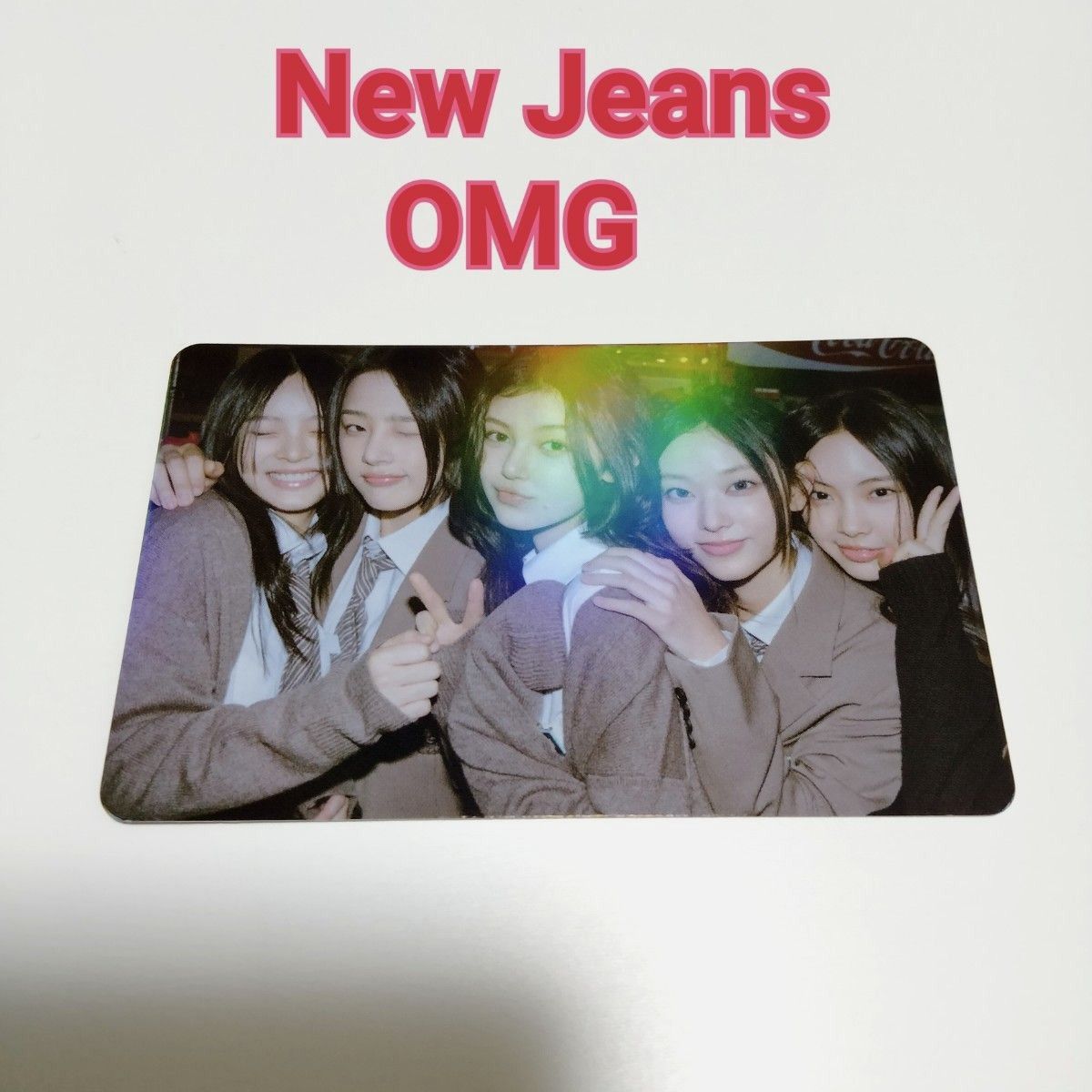 New Jeans オール OMG Weverse 特典 NEWJEANS ver トレカ ミンジ ハニ