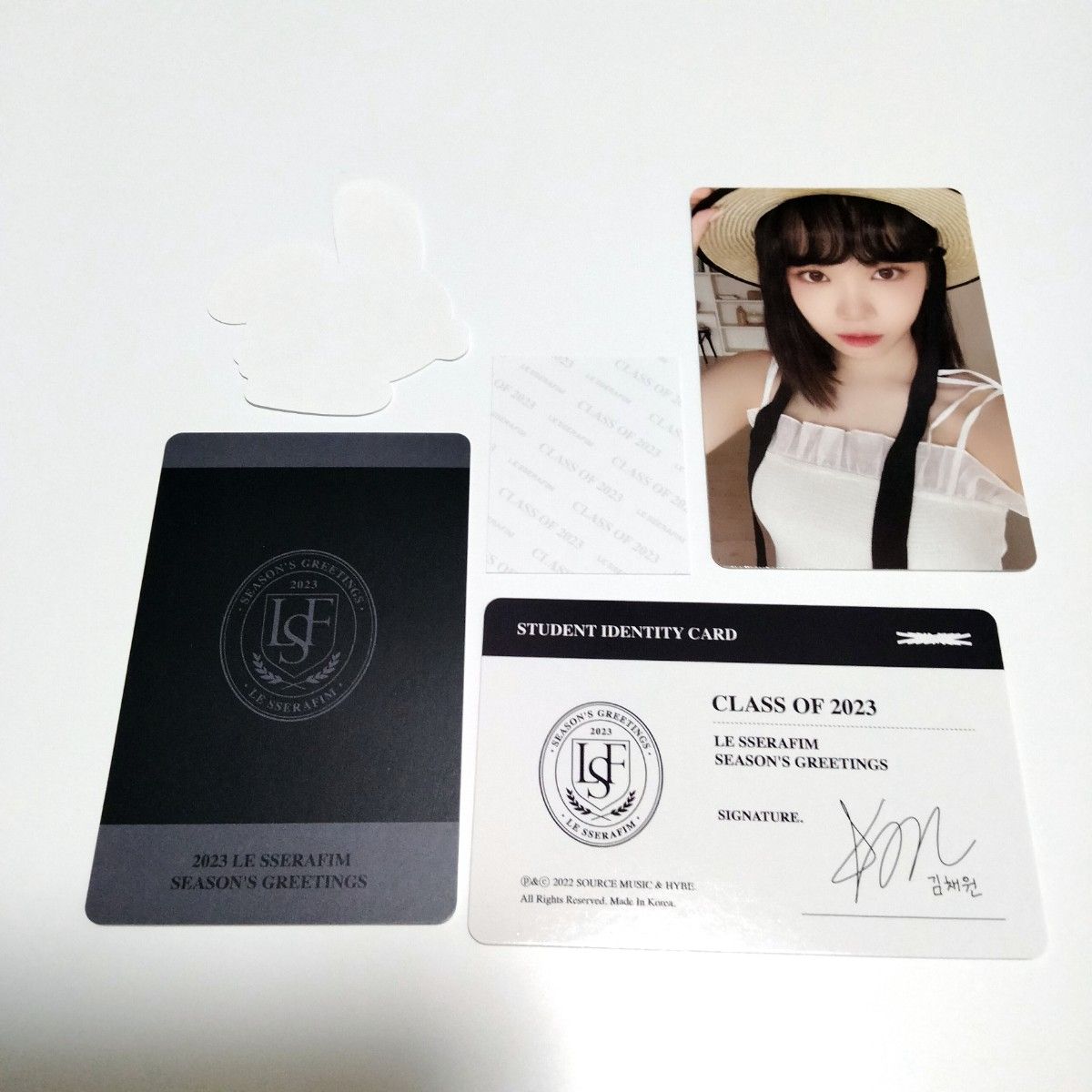 LE SSERAFIM チェウォン CHAEWON シーグリ トレカ IDカード LE SSERAFIM チェウォン CHAEWON シーグリ トレカ IDカード