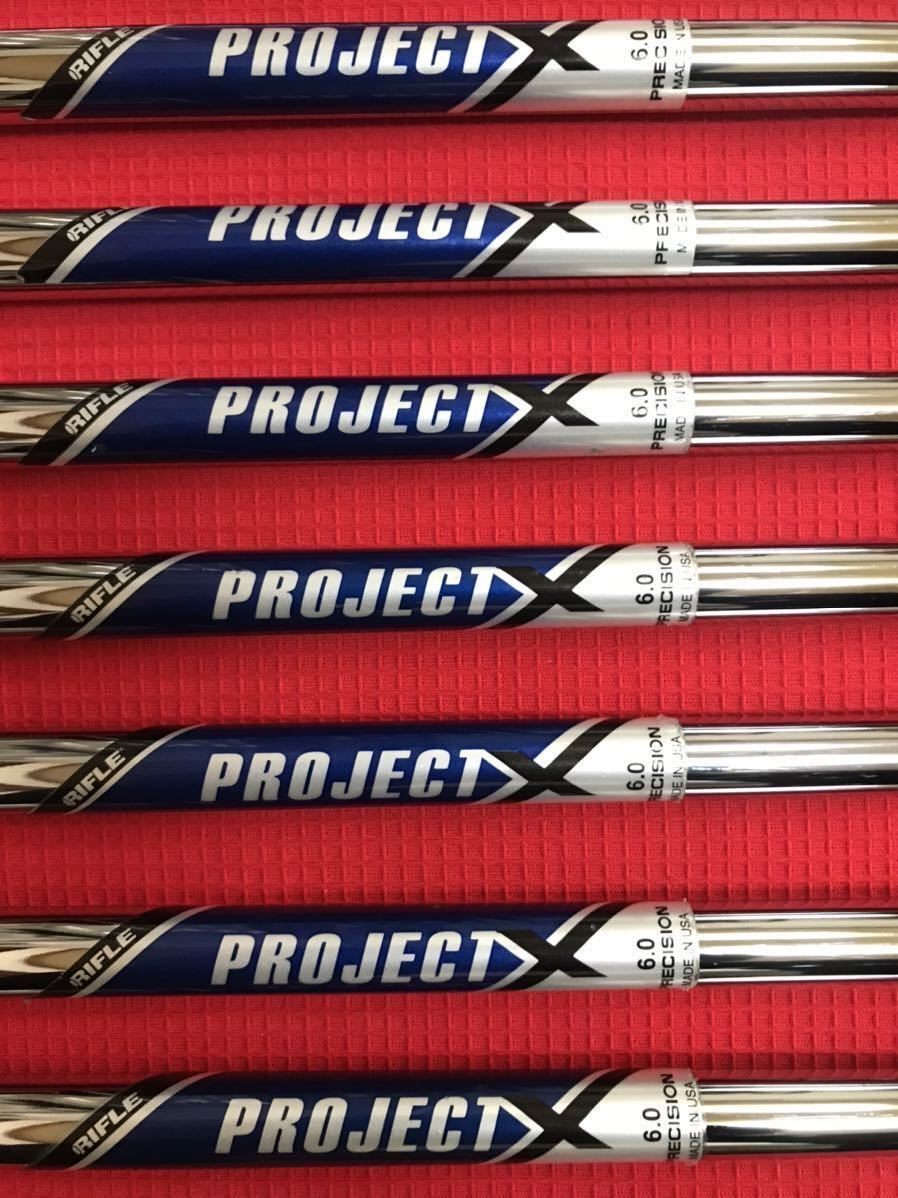 ライフル プロジェクトX 6.0 4〜P 用 7本 ゴルフ ゴルフパーツ、工具
