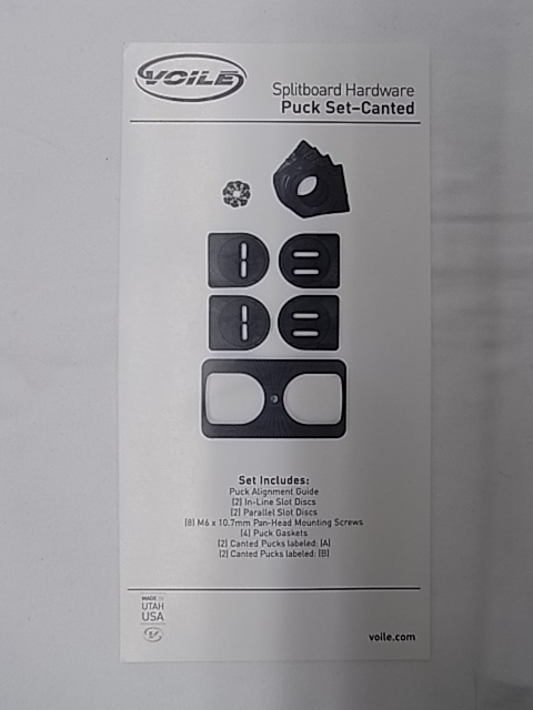 品薄超大人気!!新品 23 VOILE Splitboard Puck set canted / ボレー スプリットボード パック セット カンテッド アクセサリーズ の画像4