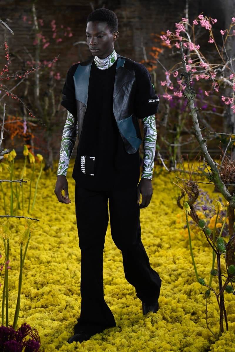 Raf simons patched sweater パッチワークニット ラフシモンズ21SS