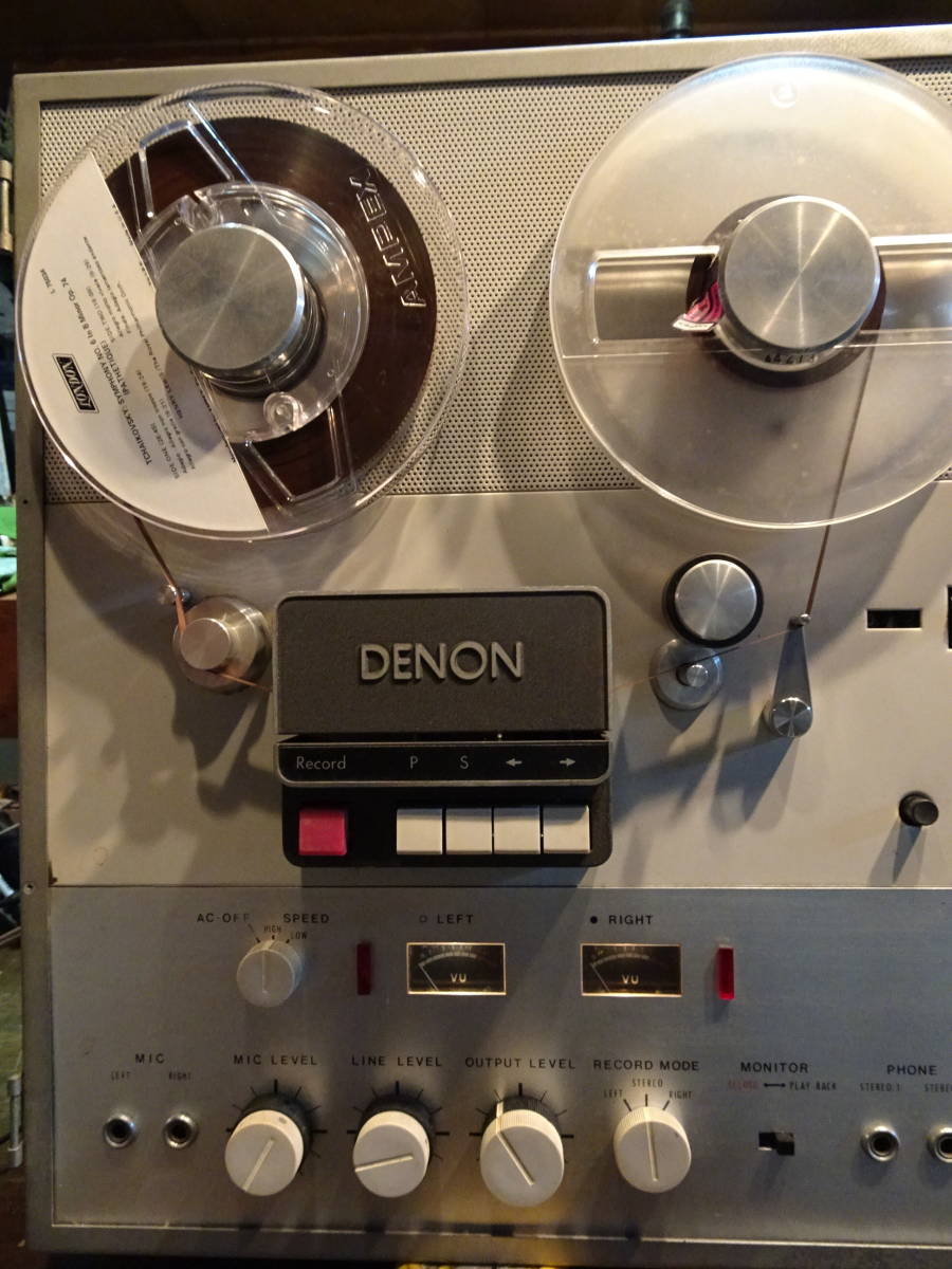【即発送可能】 DENON　DN-800　真空管式　完全整備済み オープンリールデッキ