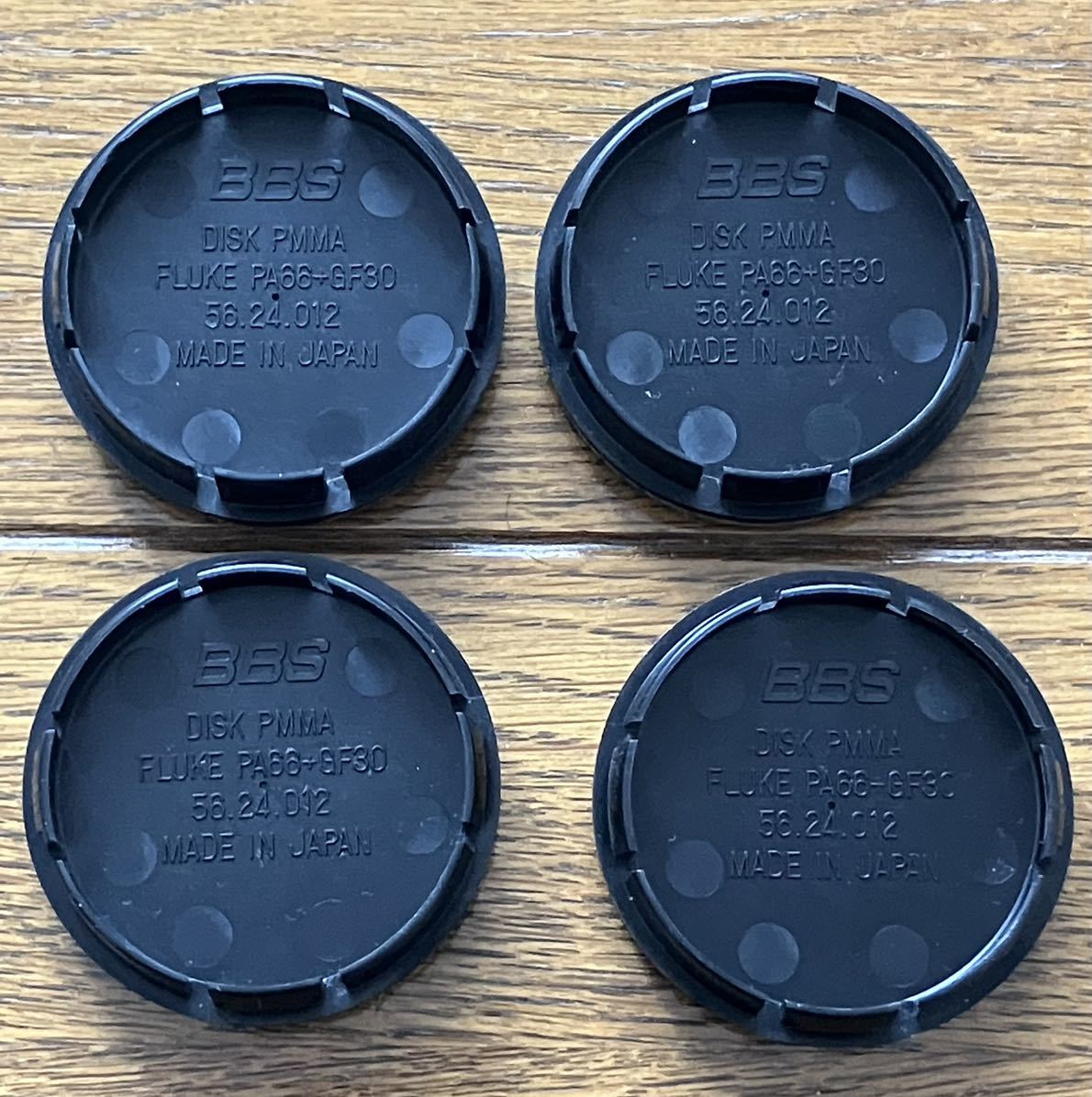 BBS センターキャップ 文字ゴールド　56mm 56ミリ 4枚　正規品_画像3