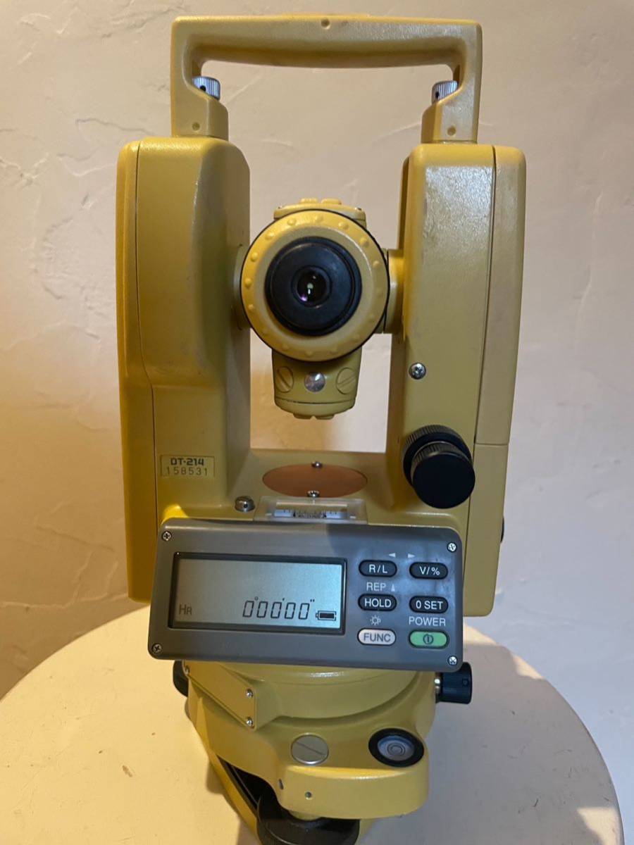 最大50%OFFクーポン 美品 TOPCON トプコン 電子セオドライト DT-200