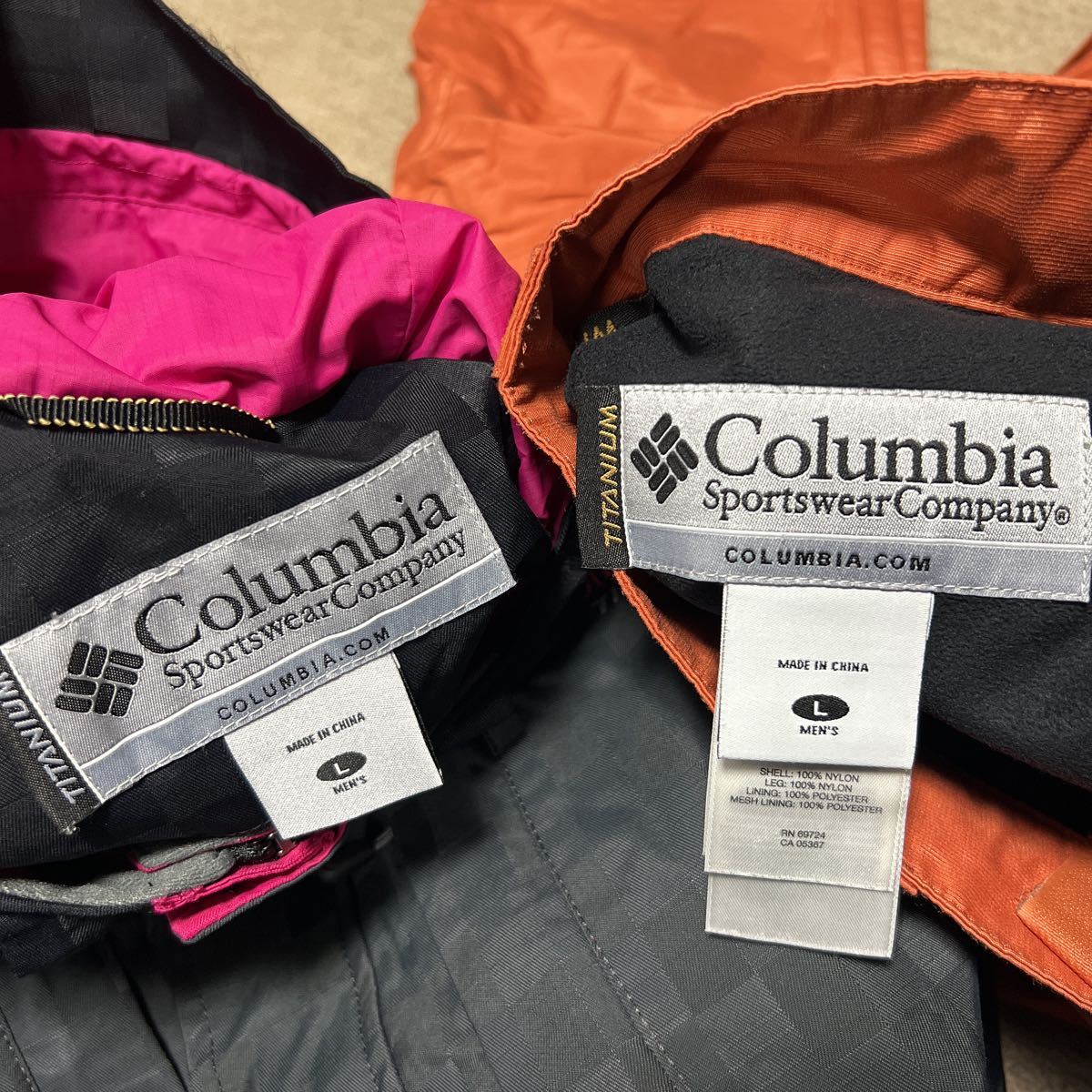 美品 Columbia コロンビア スキースノーボードウェア上下セット メンズ