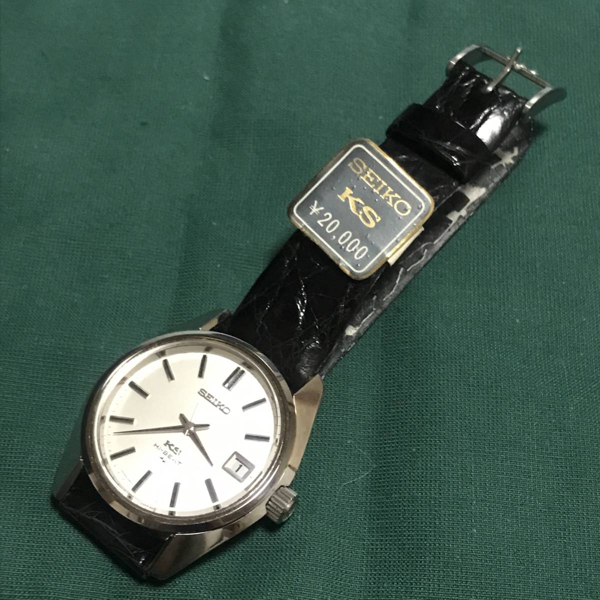 未使用・デッドストック【45KS】SEIKO・キングセイコー／手巻き 4502‐7000／純正尾錠／【動作正常】・1969年製 