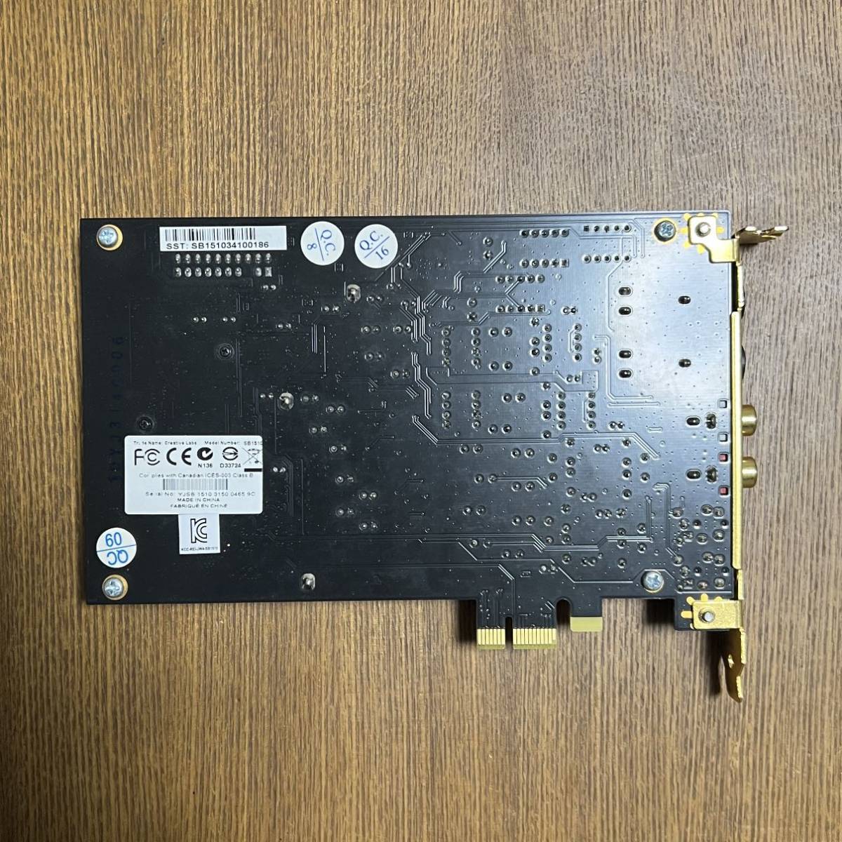 【動作確認済】Creative Sound Blaster ZxR サウンドカード PCIe 最上位 ハイレゾ の画像3