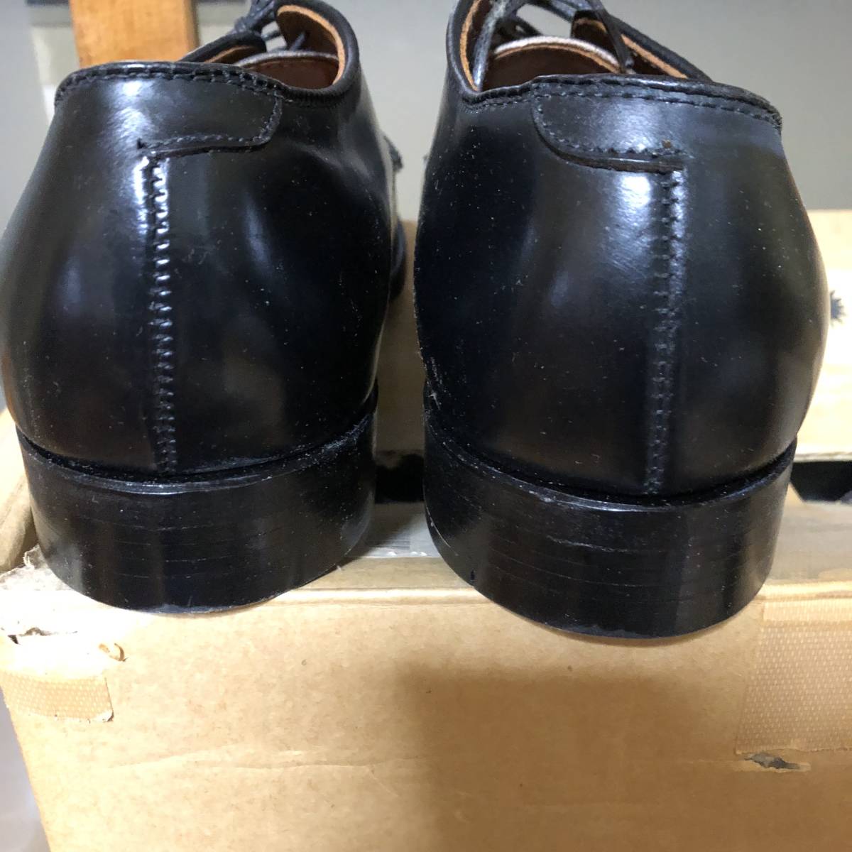 未使用 ALDEN D6617 Vチップ Black 6.5D オールデン 黒 リジェクト品