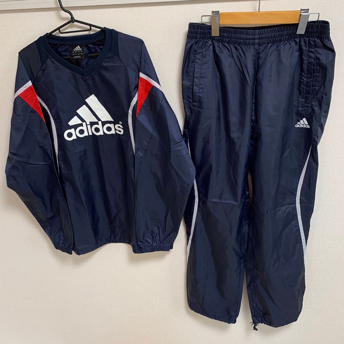 新品、美品】上下セット ウィンドブレーカー セットアップ adidas-