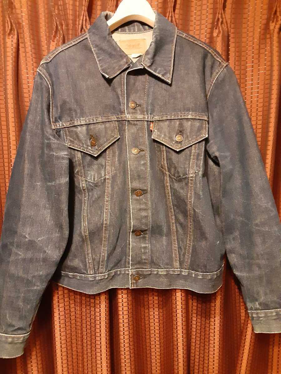 レア 貴重 LEVIS 4th 70505 初期個体 均等V 真紺 BIGE ビッグサイズ 48