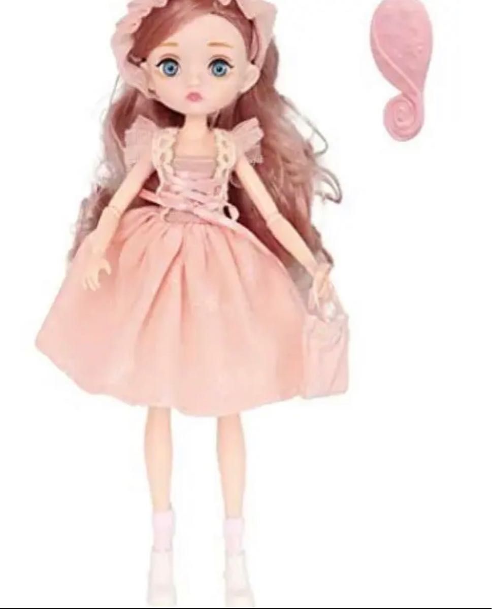 大人気プリンセスドール　ピンク　ファッション人形　ジョイントドール　女の子