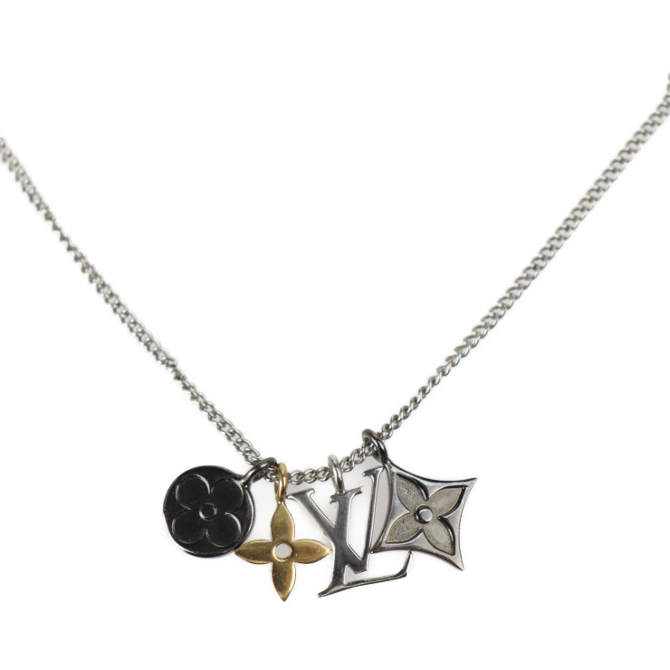 完売 ルイ・ヴィトン LOUIS VUITTON LV シェイズ M00883 ネックレス