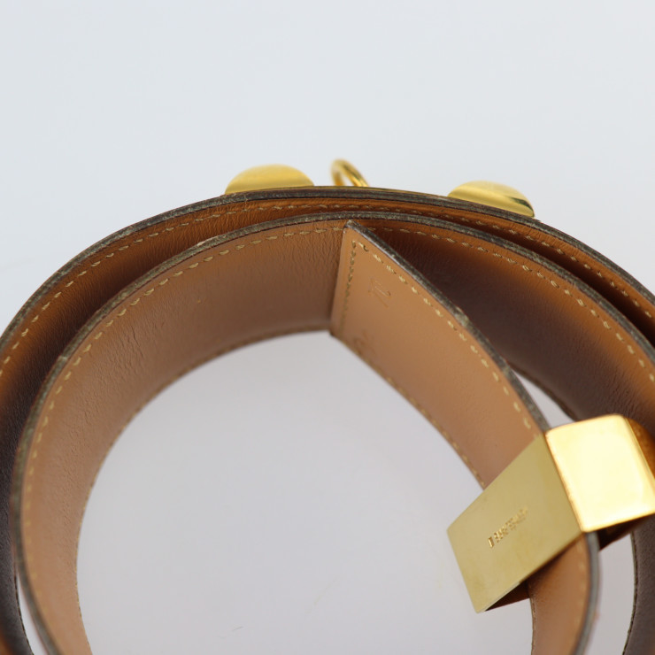 美品 HERMES エルメス コリエドシアン メドール ベルト ベルト 表記70