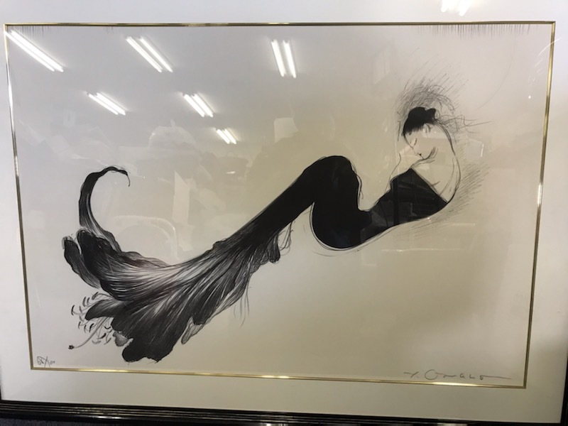 在庫あり即納 天野喜孝 流れ リトグラフ 版画 直筆サイン オリジナル