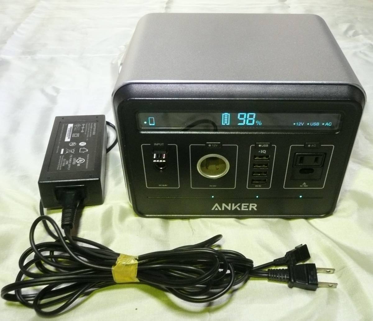 ANKER ポータブル電源 PowerHouse A1701 434Wh 充電コネクター改良品の画像1