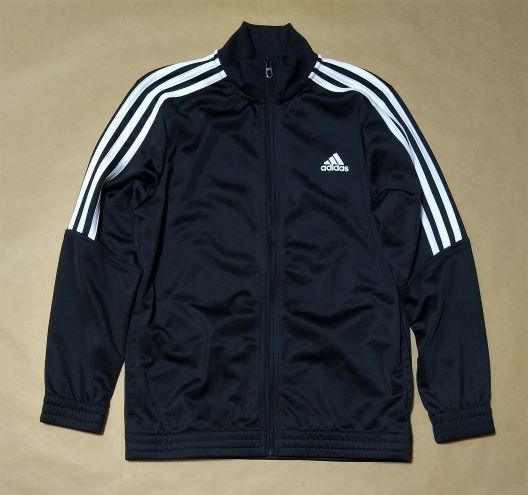 アディダス adidas ジャージ 長袖 上下セットの上のみ 160 ブラック 黒