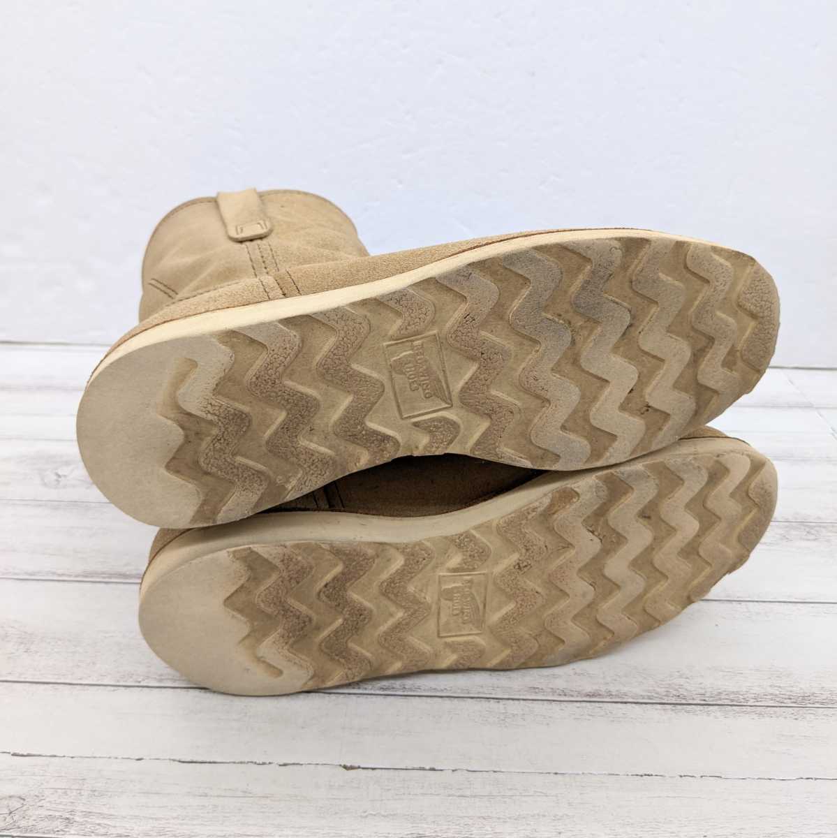 RED WING レッドウイング ペコスブーツ 8168 スエード ベージュ US9.5 27.5cm_画像8