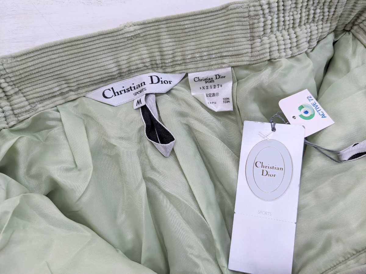  unused goods Christian Dior SPORTS Christian Dior sport corduroy tapered pants tuck pants Vintage Old 