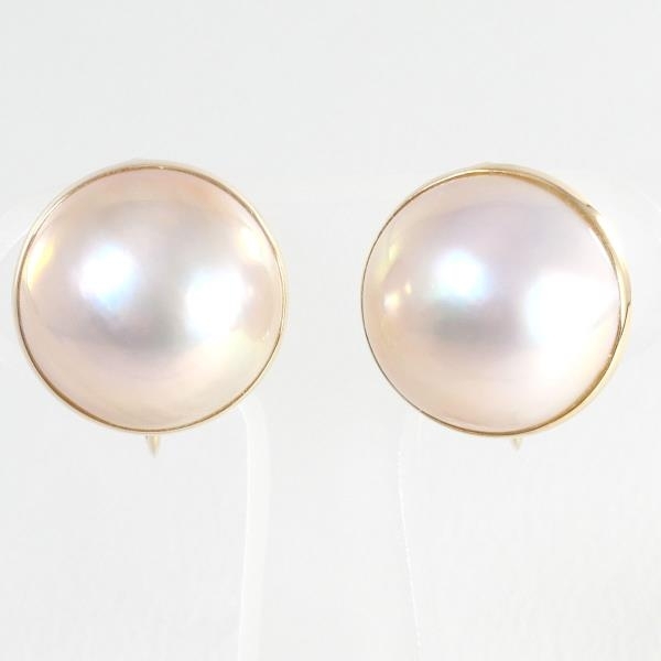 最大80%OFFクーポン K18YG イヤリング マベパール 総重量約7.2g 中古 美品