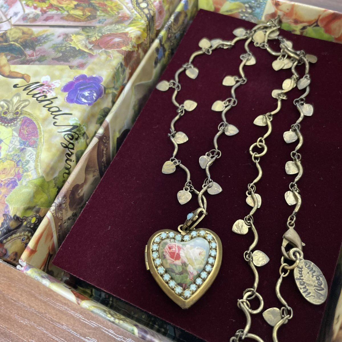 Michal Negrin ミハエル ネグリン ハートモチーフネックレス