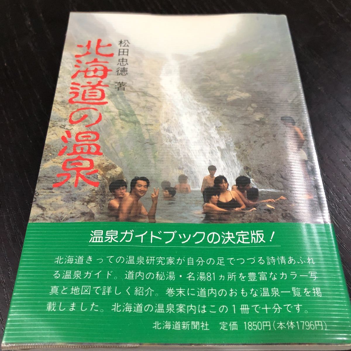 ち9 北海道の温泉 北海道新聞社 松田忠徳 観光 旅行 案内 名湯 秘湯 ガイド 露天風呂 昭和 レトロ 混浴 宿 ホテル ニセコ 北湯沢 資料 _画像1