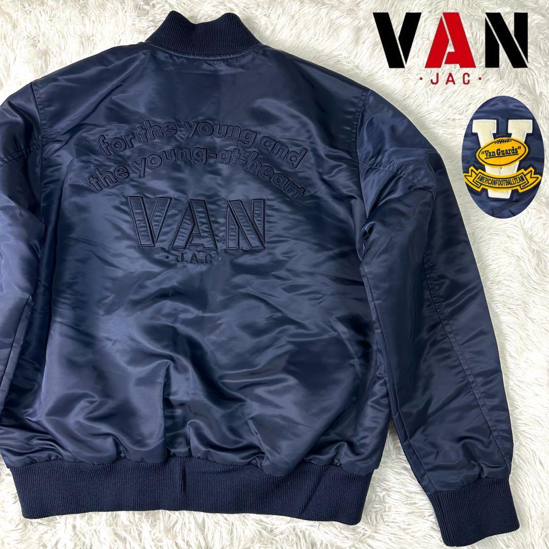 最安値挑戦!】 VAN 袖レザー JACKET JACKET 大阪店舗 スタジャン