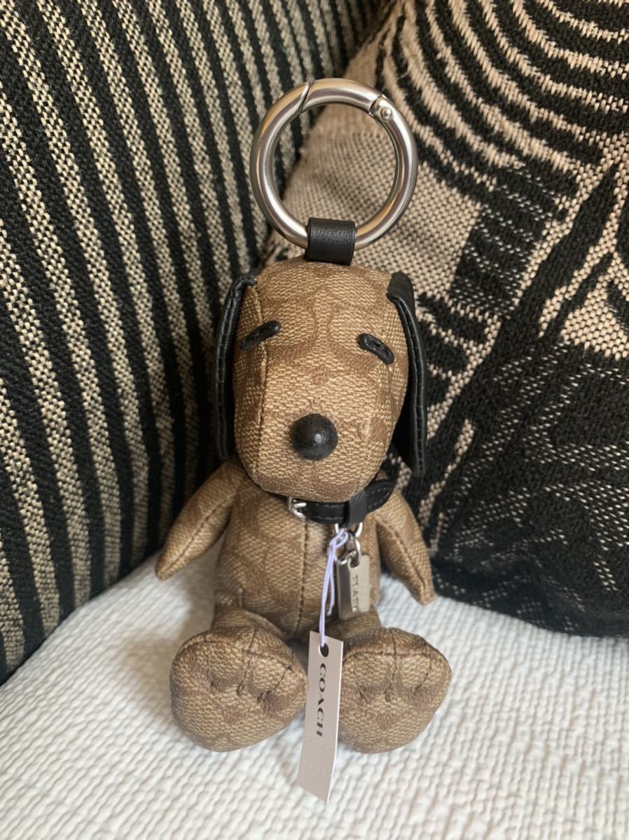COACH コーチ スヌーピー バッグ チャーム キーホルダー 【正規販売