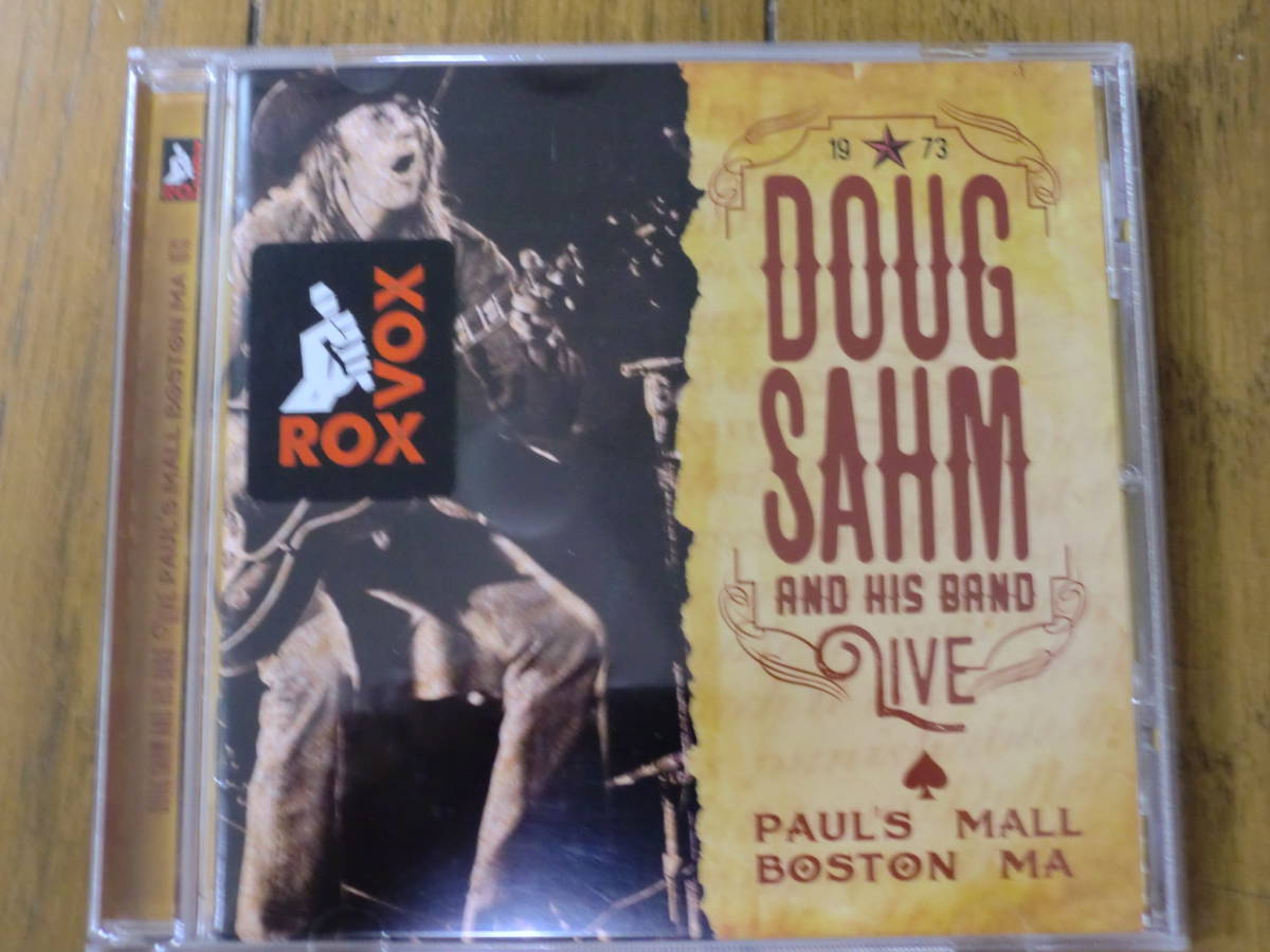 【CD】DOUG SAHM AND HIS BAND / LIVE PAUL'S MALL BOSTON MA 1973 LIVE ROXVOX RVCD2037 TEXAS ROCK TEX-MEX_画像1