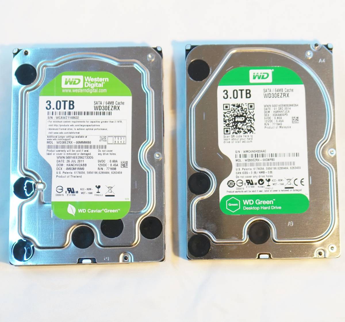 ブランド 新品 WD製 SATA HDD 3.5インチ 3枚セット 2TB 合計6TB - 通販
