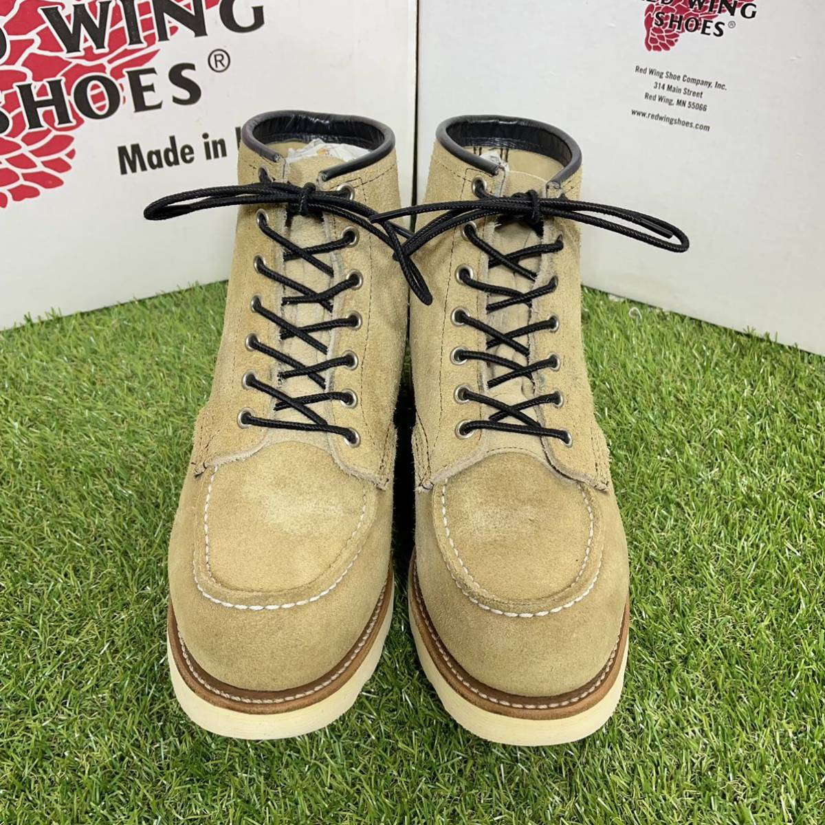 安心品質0991】箱付廃盤8173レッドウイング ブーツ8EREDWING｜Yahoo