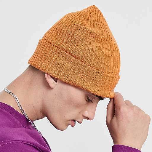 NIKE ナイキ 正規品 ニット帽 フィッシャーマン FUTURA ビーニー ニット帽 キャップ 帽子 オレンジ ユニセックス ワンサイズ フリーサイズ_画像5