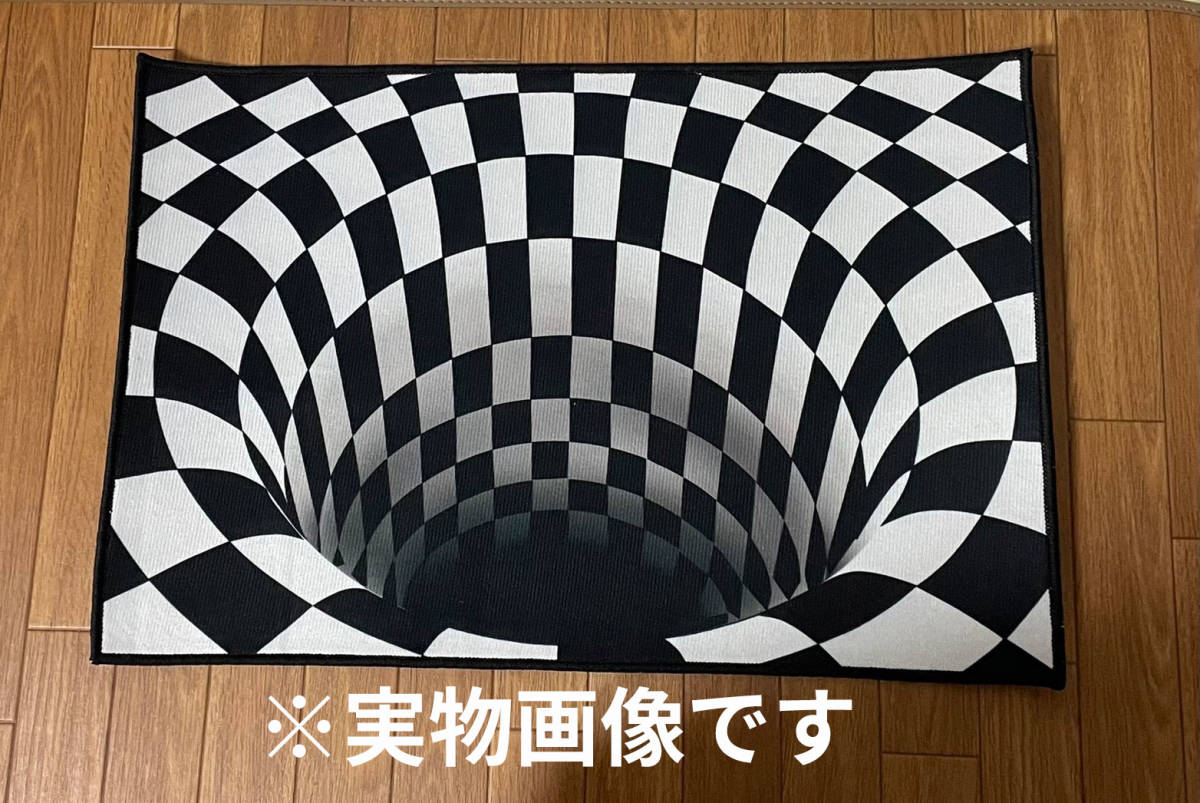 海外輸入】 トリックアート サプライズ マット 3D 韓国 フロアマット 目の錯覚 落とし穴
