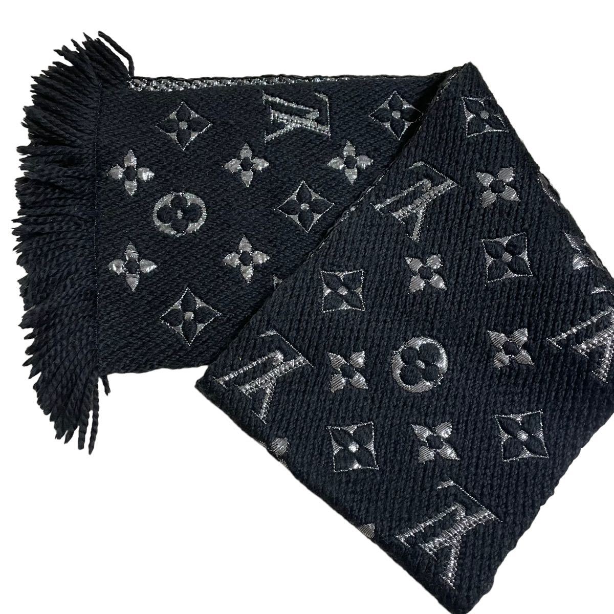 LOUIS VUITTON ルイヴィトン エシャルプ・ロゴマニア シャイン