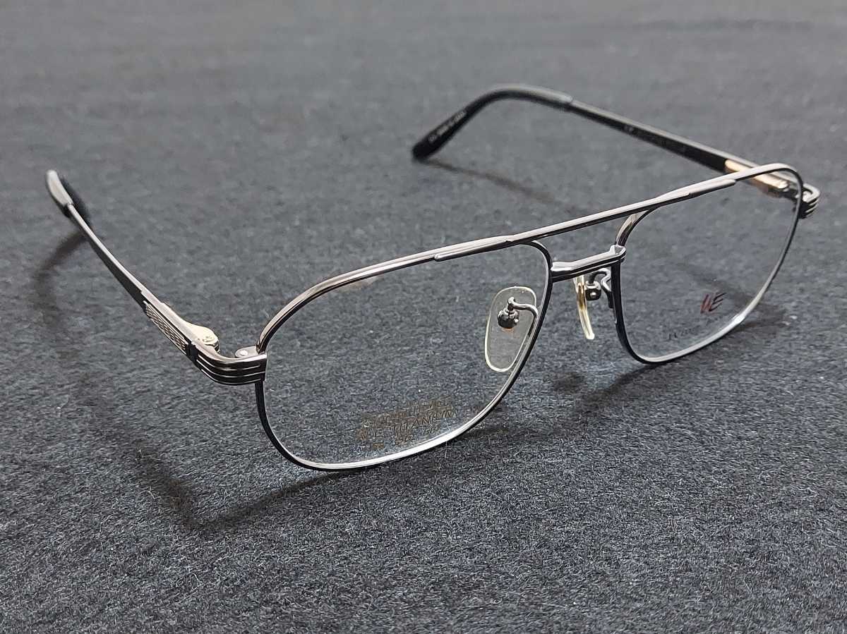 新品 Wing Excella ウィングエクセラ　日本製　鯖江　サバエ　メガネ　眼鏡　高級感　上品　フルリム　チタン　軽い　ツーブリッジ_画像2