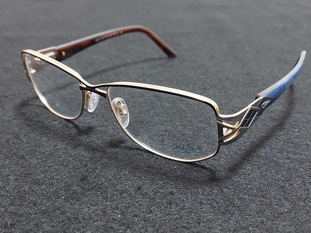 新品 CAZAL カザール ドイツ製　ブランド　メガネ　眼鏡　高級感　上品　フルリム　チタン　軽い　MOD.1215　バネ丁番