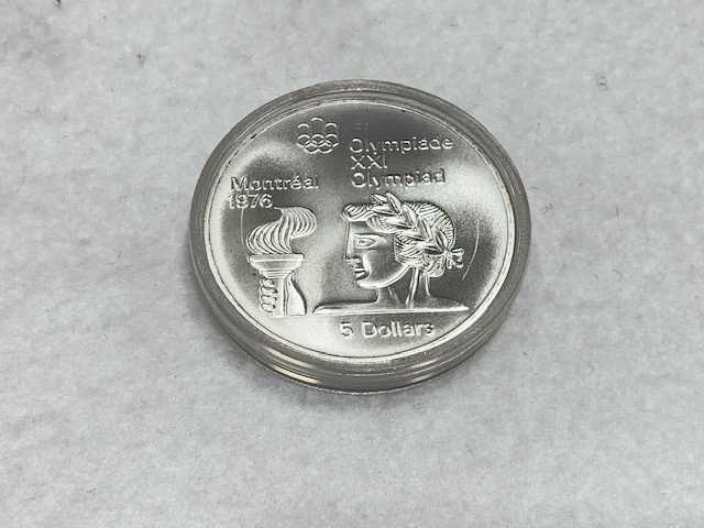 ※51280 カナダ モントリオールオリンピック 記念銀貨 4枚セット ケース付き 個人保管品の画像4
