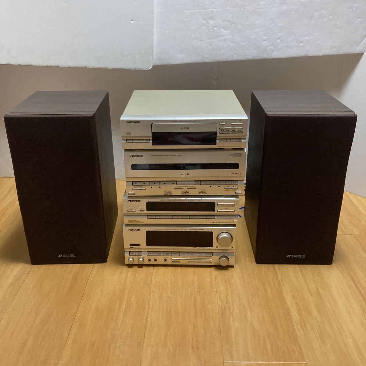 Yahoo!オークション - SANSUI システムコンポ AV-X77 T-X77 D Yahoo!オークション - SANSUI システムコンポ AV-X77 T-X77 D