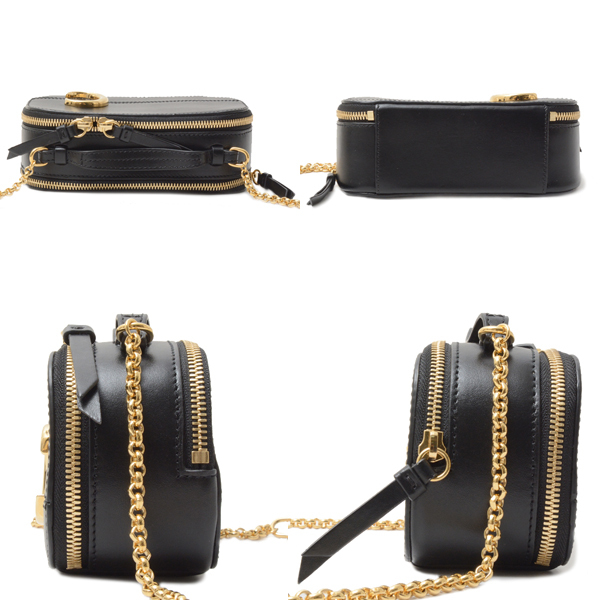 クロエ バッグ レディース バニティミニ チェーンショルダーバッグ ショルダーバッグ ブラック カーフ Chloe CHC20SS225 中古_画像4
