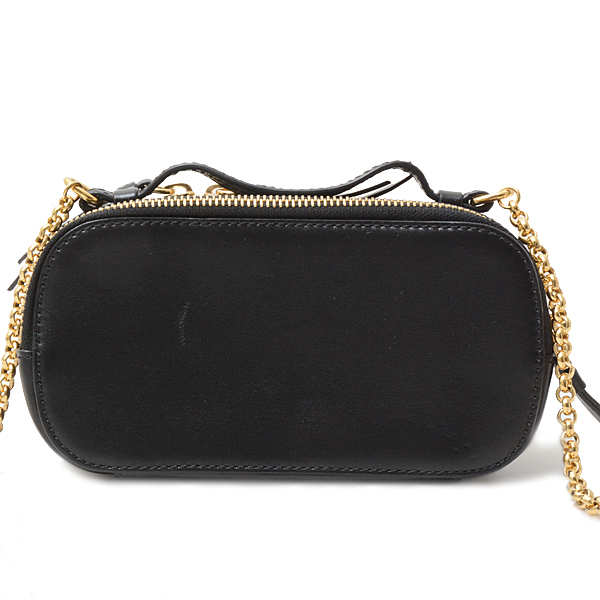 クロエ バッグ レディース バニティミニ チェーンショルダーバッグ ショルダーバッグ ブラック カーフ Chloe CHC20SS225 中古_画像3