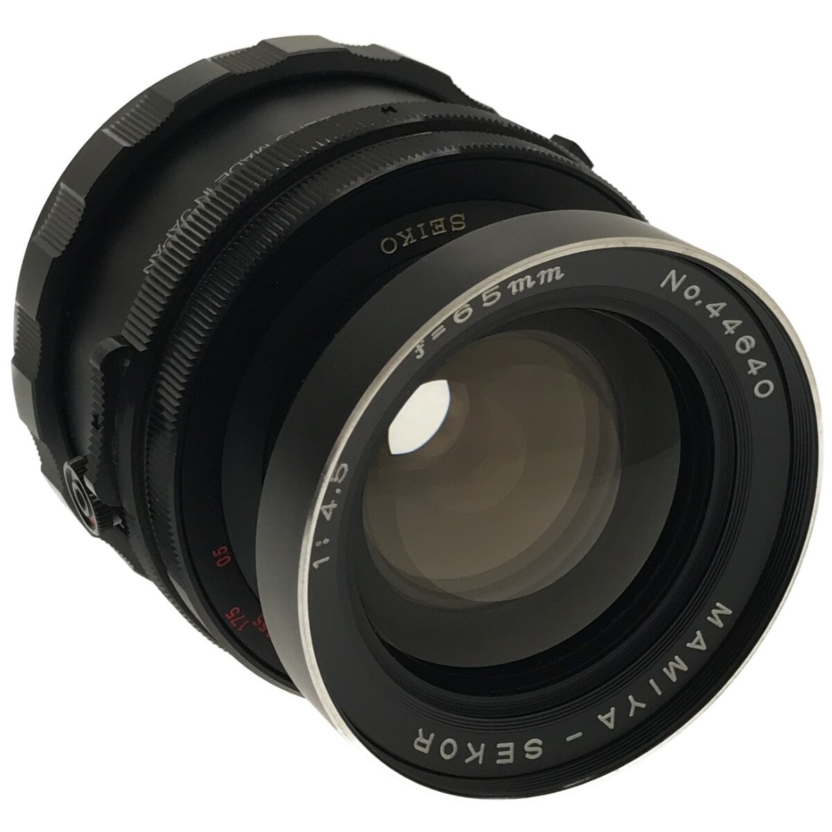 【完動品】MAMIYA-SEKOR F4.5 65mm マミヤ RB67マウント 広角単焦点 中判レンズ 中判フィルムカメラ用 交換レンズ 動作確認済み C3195の画像2