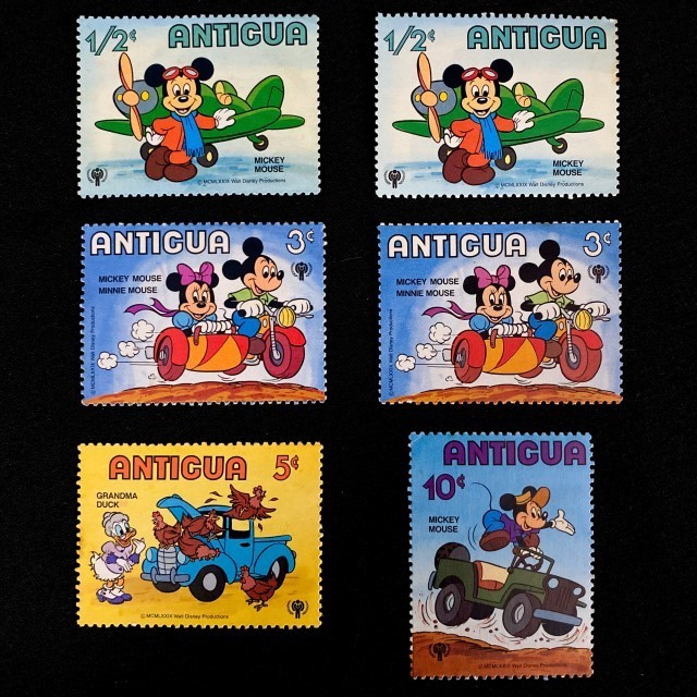 [ unused abroad stamp ] Disney rose . there is no sign Disney ANTIGUA GRENADA etc. mystery. country. Alice ... forest. beautiful woman land cosmos Christmas M570