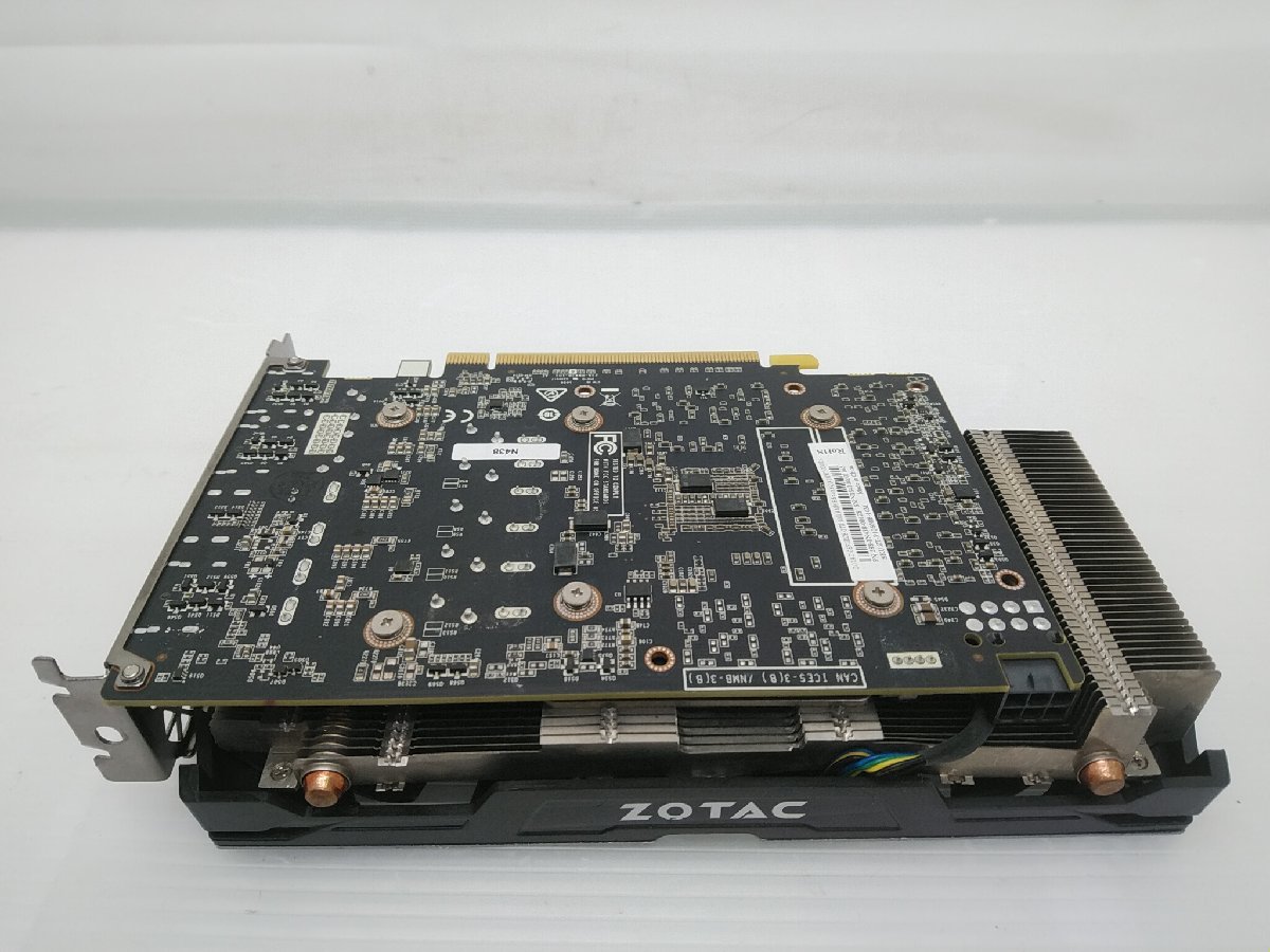 1円～グラフィックボード ZOTAC GeForce GTX 1060 6G グラフィックカード GTX1060 6GB AMP Edition 192BIT GDDR5 T006366の画像2
