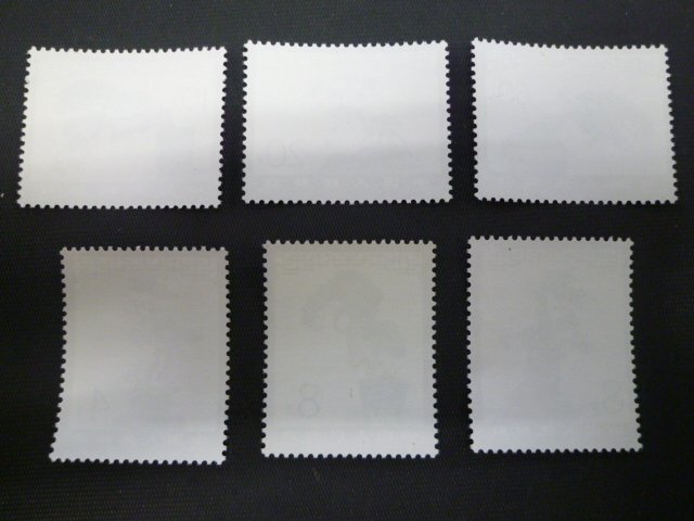 ▲ｒ-87953-45 中国切手 盆栽 6種完 カバー付 バラ6枚の画像3