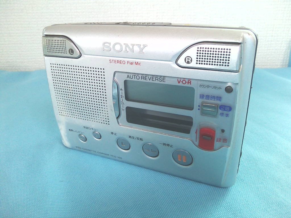 SONY TCS-100 カセットコーダー(品)