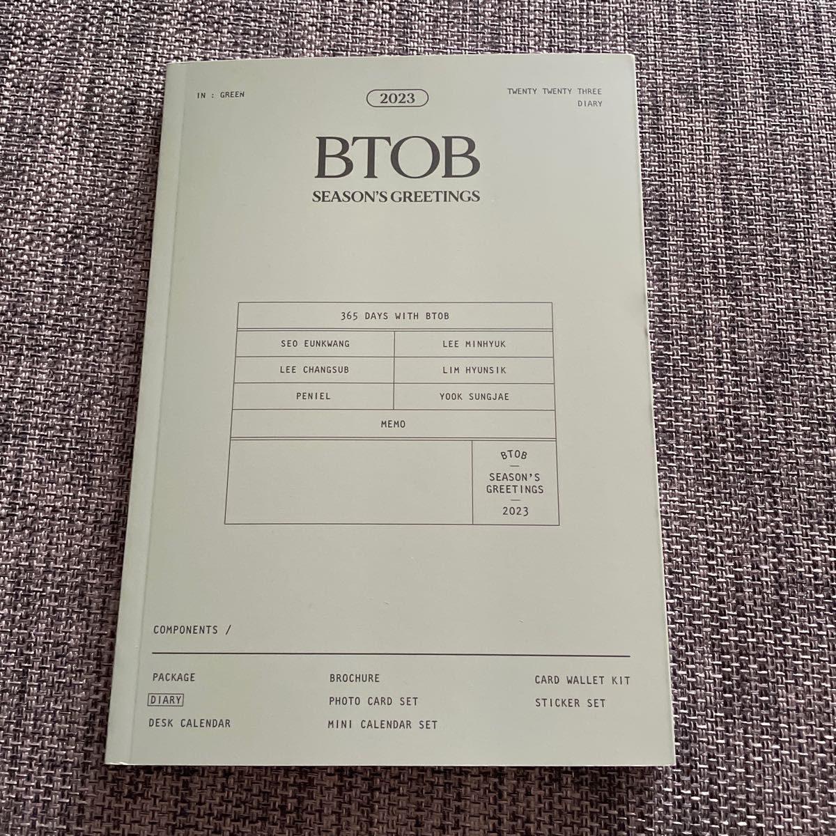 BTOB シーグリ2023 ダイアリー&ステッカー